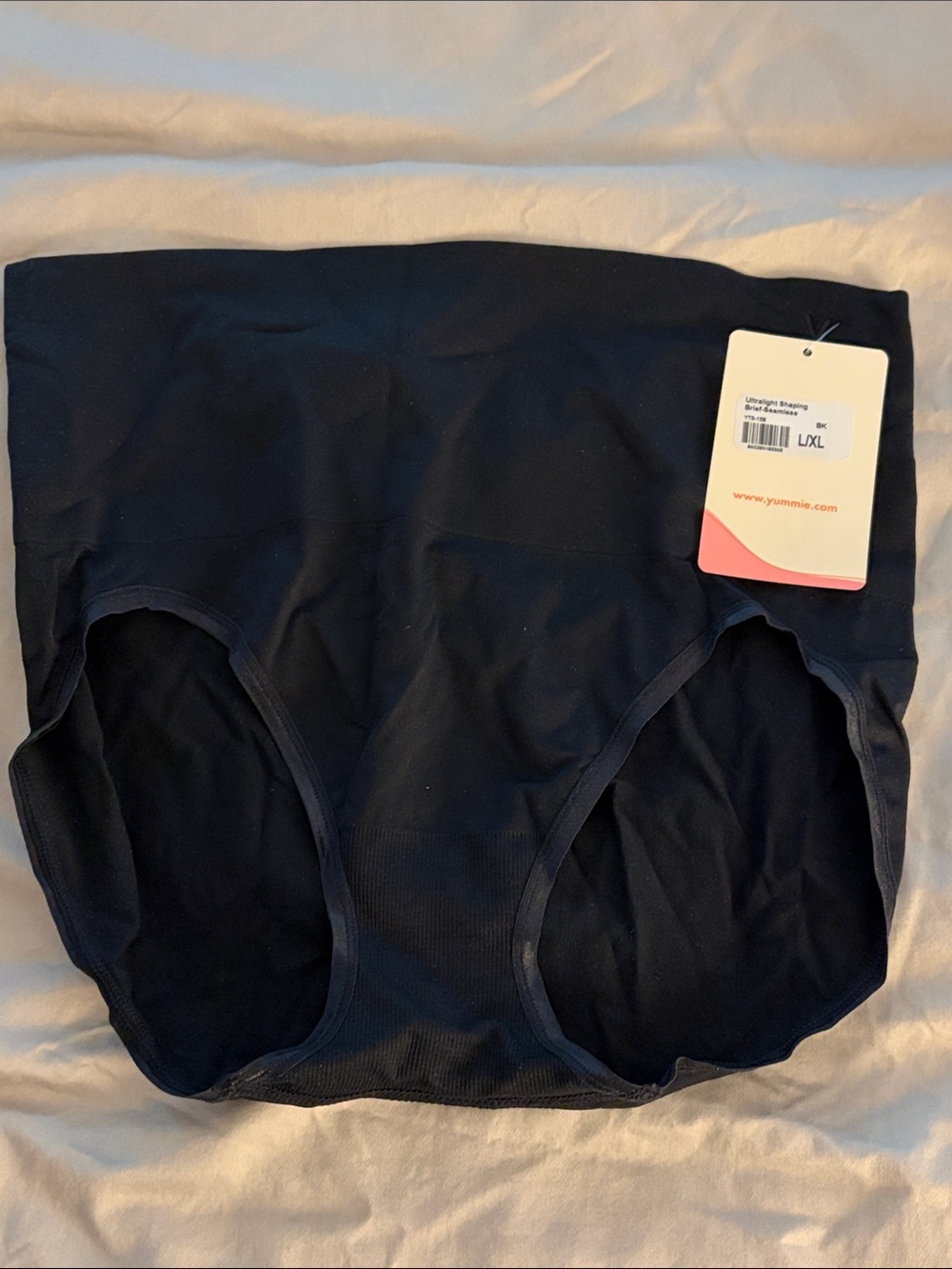 NWT Yummie Ultralight Shaping Brief Underwear Seamless Large/XL Black